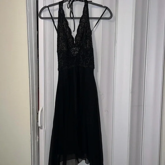 bebe Black Lace Dress - Picture 2 of 4